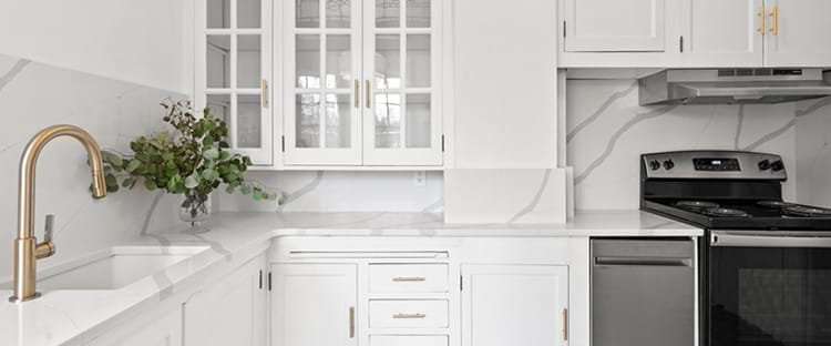 modern refinsihed kitchen white kitchen cabinets