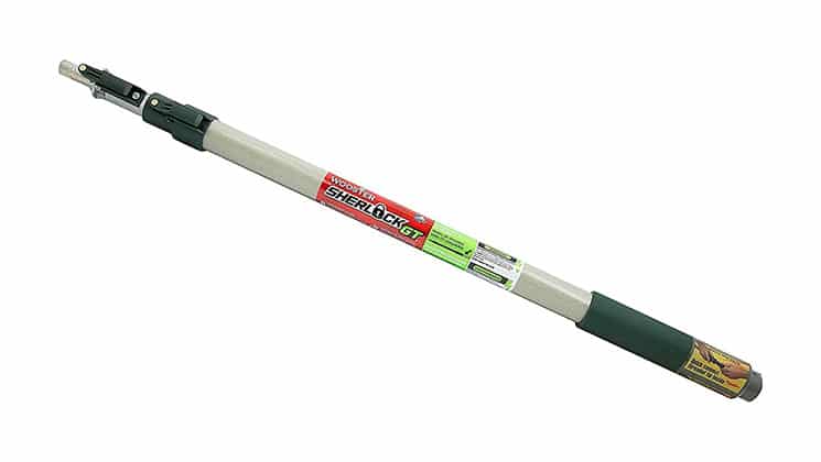 roller pole extention to reach high walls and ceilings